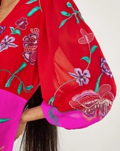 Monsoon Joanna Embellished Dress| Red 9 Monsoon Joanna Embellished Dress| Red -Trendy Rae Sales jr638 54088709 4