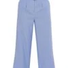 Monsoon Livia Belted Linen Culottes| Blue