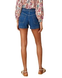Monsoon Cara Denim Shorts| Denim Blue -Trendy Rae Sales kf219 34066639 3