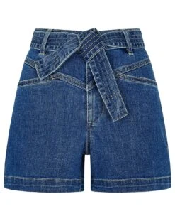 Monsoon Cara Denim Shorts| Denim Blue