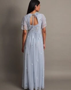 Monsoon Catherine Maxi Dress| Cloud -Trendy Rae Sales mi850 54079668 2