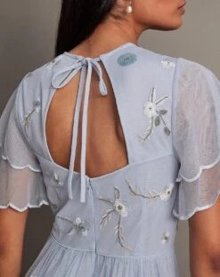 Monsoon Catherine Maxi Dress| Cloud