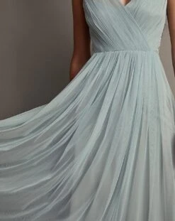 Monsoon Anne Mesh Maxi Dress| Green -Trendy Rae Sales mi905 54081307 4