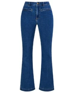 Monsoon Flared Denim Jeans| Denim Blue