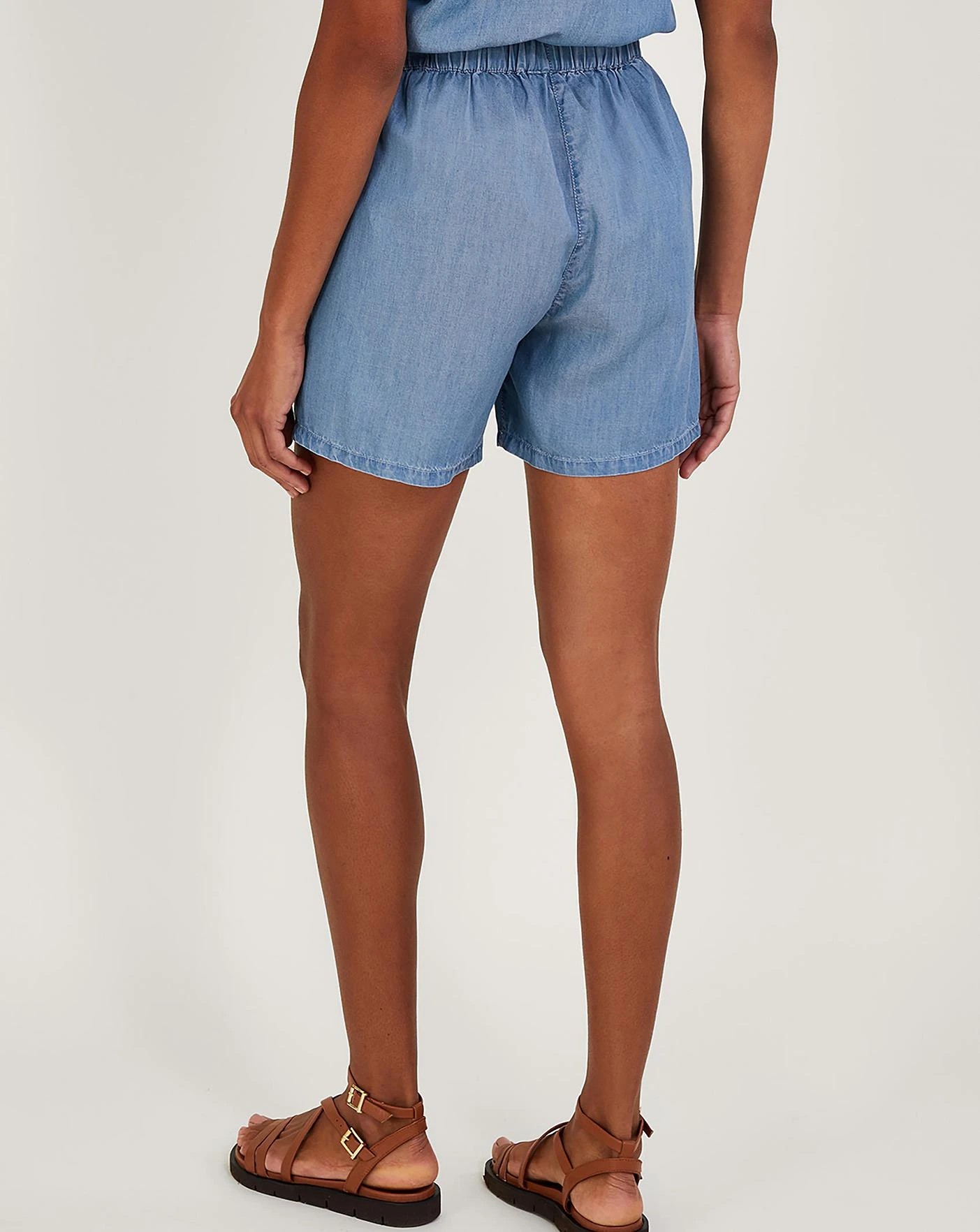 Monsoon Embroidered Denim Shorts| Denim Blue 6 Monsoon Embroidered Denim Shorts| Denim Blue - Image 4