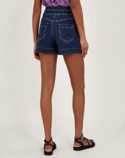 Monsoon Two-Button Denim Shorts| Denim Blue 9 Monsoon Two-Button Denim Shorts| Denim Blue -Trendy Rae Sales ru445 54021139 4