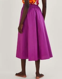 Monsoon Patsey Flared Midi Skirt| Purple -Trendy Rae Sales ru495 54275504 4