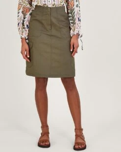 Monsoon Plain Longline Cargo Skirt| Khaki 8 Monsoon Plain Longline Cargo Skirt| Khaki -Trendy Rae Sales ru584 54273099 2