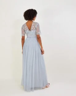Monsoon Harri Embellished Maxi Dress| Silver -Trendy Rae Sales ru858 54081411 2
