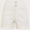 Monsoon Two-Button Denim Shorts| Ecru -Trendy Rae Sales ru948 45000742 3