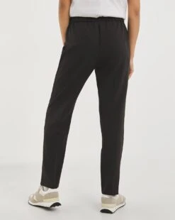 Value Essentials Straight Leg Trousers Short| Black -Trendy Rae Sales u01hg550738w