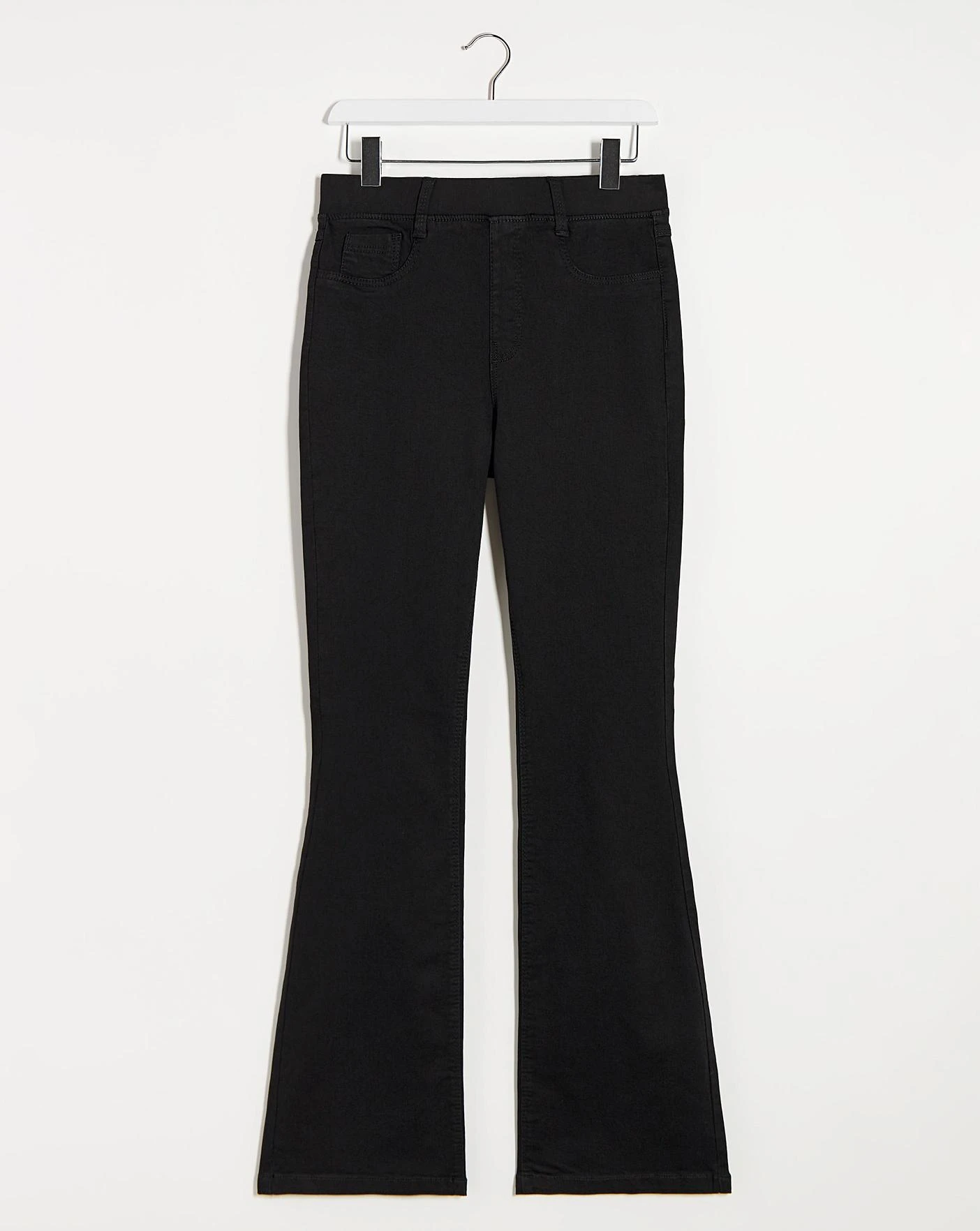 Erin Black Pull On Bootcut Jeggings| Black 4 Erin Black Pull On Bootcut Jeggings| Black - Image 2