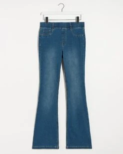 Erin Mid Blue Pull On Bootcut Jeggings| Mid Blue 9 Erin Mid Blue Pull On Bootcut Jeggings| Mid Blue -Trendy Rae Sales u01nb898753s