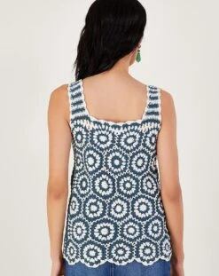 Monsoon Crochet Tank Top -Trendy Rae Sales uj147 54314502 2