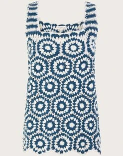 Monsoon Crochet Tank Top