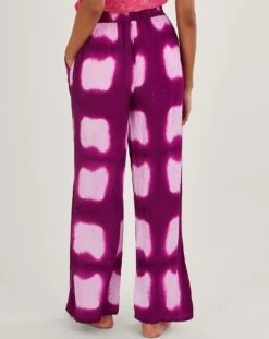 Monsoon Tassel Waist Tie Dye Trousers| Pink -Trendy Rae Sales uj380 54283810 4