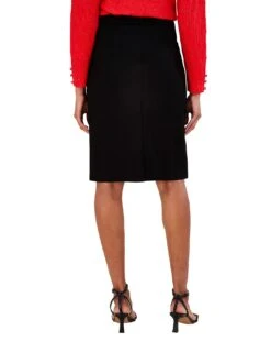 Monsoon Ponte Pencil Skirt| Black -Trendy Rae Sales uw699 34114701 4