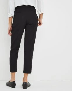 Value Essentials Tapered Leg Trousers Short| Black -Trendy Rae Sales v01nc624957w