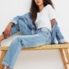 24/7 Light Stonewash Boyfriend Jeans Made With Organic Cotton| Light Stonewash