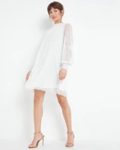 Joanna Hope Beaded Dress| Ivory -Trendy Rae Sales w01mn649740w