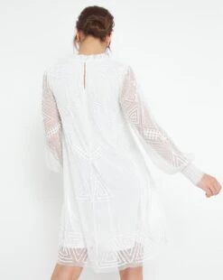 Joanna Hope Beaded Dress| Ivory -Trendy Rae Sales w01mn649743w