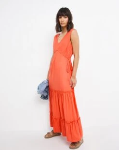 Joe Browns Santorini Summer Dress| Red Clay