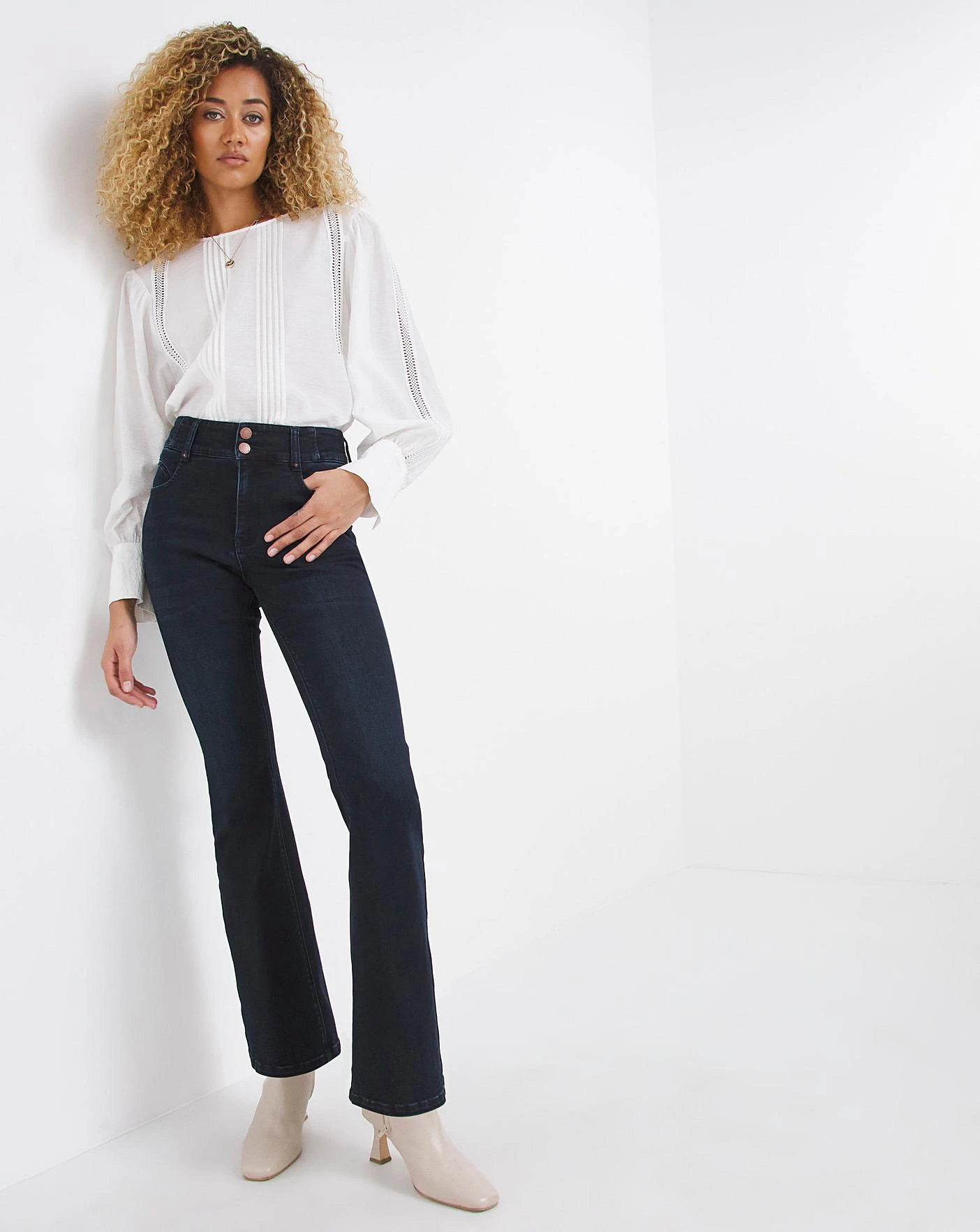 Dream Sculpt Indigo Bootcut Jeans| Indigo 7 Dream Sculpt Indigo Bootcut Jeans| Indigo - Image 5