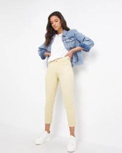 Dreamsculpt Crop Jeans| Lemon