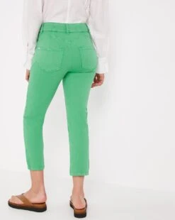 Dreamsculpt Crop Jeans| Green -Trendy Rae Sales w01uy401751w