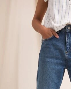 Anise Lily Vintage Blue Crop Flare Jeans| Vintage Blue -Trendy Rae Sales w01vk017797w