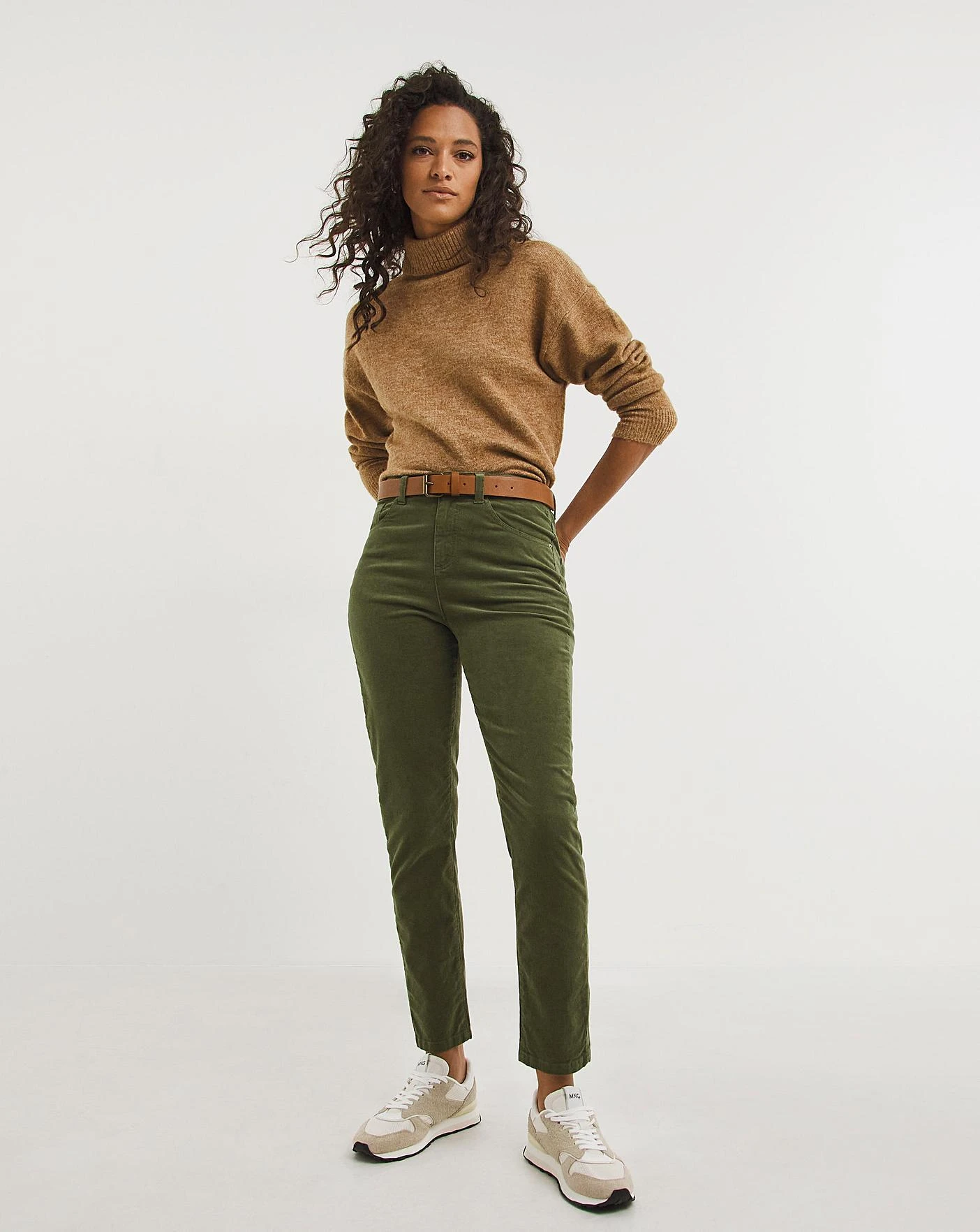 Khaki Slim Babycord Jeans| Khaki 3 Khaki Slim Babycord Jeans| Khaki