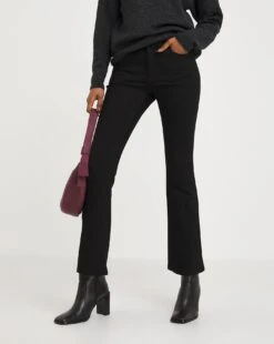 Dream Sculpt Black Bootcut Jeans| Black -Trendy Rae Sales x01fc150751w