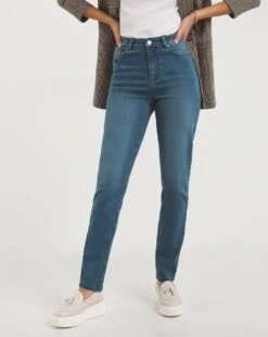 Lexi High Waist Slim Leg Jeans| Mid Wash -Trendy Rae Sales x01fc864755w