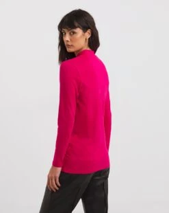 Cerise/Black 2 Pack Long Sleeve High Neck Tops| Multi Coloured Coloured 11 Cerise/Black 2 Pack Long Sleeve High Neck Tops| Multi Coloured Coloured -Trendy Rae Sales x01fz552740w