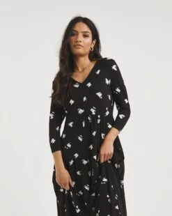 Mono Spot Asymmetric Tiered Maxi Jersey Dress| Mono Spot 8 Mono Spot Asymmetric Tiered Maxi Jersey Dress| Mono Spot -Trendy Rae Sales x01gh755705w