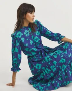 Raishma Studio Dress| Blue -Trendy Rae Sales x01ie499737w