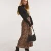 Whistles Jungle Cheetah Button Skirt| Multi -Trendy Rae Sales x01ie911747w