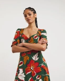 Joe Browns Floral Midi Jersey Dress| Multi 9 Joe Browns Floral Midi Jersey Dress| Multi -Trendy Rae Sales x01if596732w