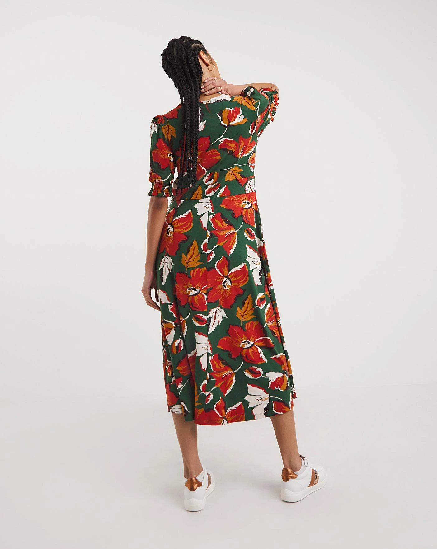 Joe Browns Floral Midi Jersey Dress| Multi 5 Joe Browns Floral Midi Jersey Dress| Multi - Image 3
