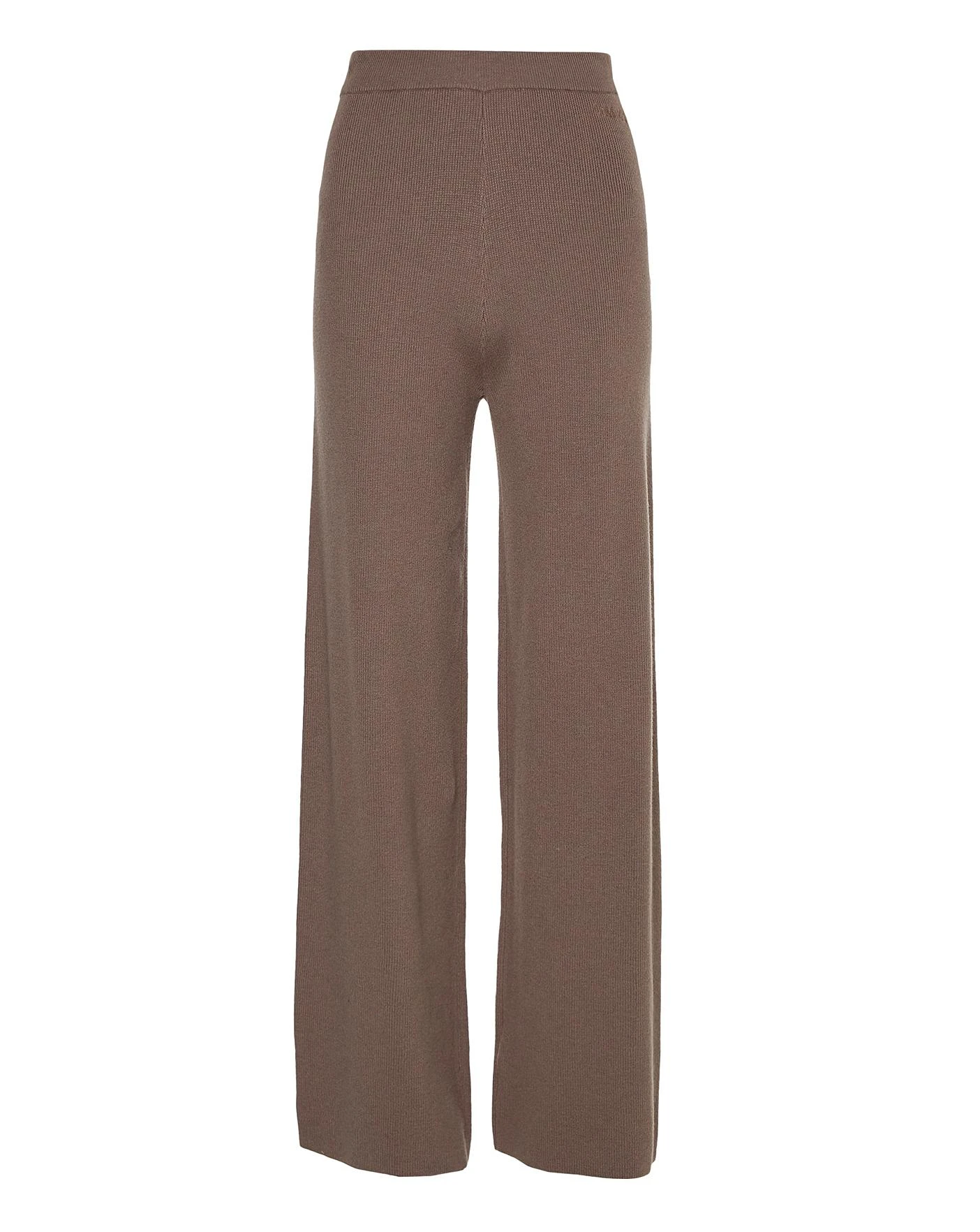 Calvin Klein Wool Knit Wide Leg Trousers| Brown 6 Calvin Klein Wool Knit Wide Leg Trousers| Brown - Image 4