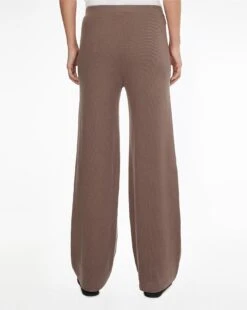 Calvin Klein Wool Knit Wide Leg Trousers| Brown 11 Calvin Klein Wool Knit Wide Leg Trousers| Brown -Trendy Rae Sales x01km049503s