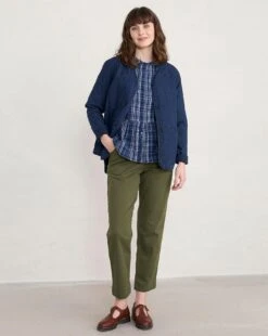Seasalt Waterdance Trouser| Green Multicolour
