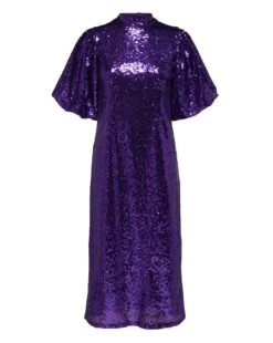 Selected Femme Sequin Midi Dress| Purple -Trendy Rae Sales x01km872500s