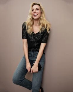 24/7 Vintage Blue Straight Leg Jeans Made With Organic Cotton| Vintage Blue