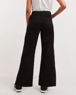 Lottie Black Pull On Wide Leg Jeggings| Black -Trendy Rae Sales x01nb900749w