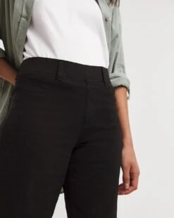 Lottie Black Pull On Wide Leg Jeggings| Black -Trendy Rae Sales x01nb900752w