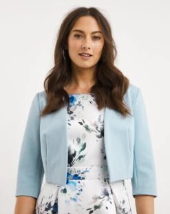 Joanna Hope Prom Dress And Shrug Jacket| Cream -Trendy Rae Sales x01ow462731w