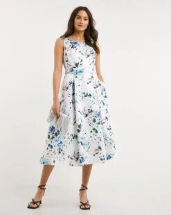 Joanna Hope Prom Dress And Shrug Jacket| Cream -Trendy Rae Sales x01ow462732w