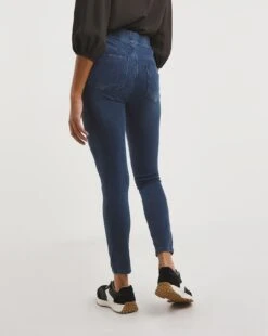 Mid Blue Jersey Denim Leggings| Mid Blue -Trendy Rae Sales x01tt114705w