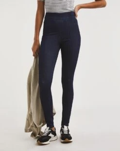 Indigo Jersey Denim Leggings| Indigo -Trendy Rae Sales x01tt126706w